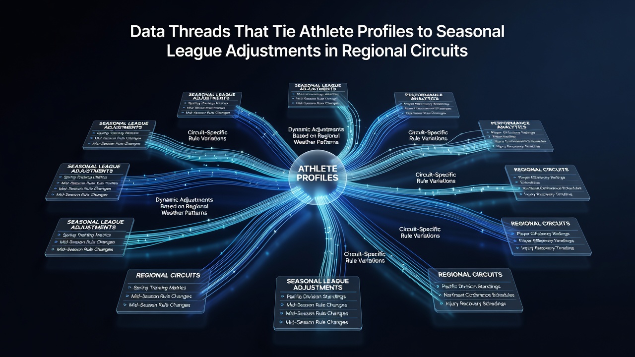 Regional circuit league table data integration with athlete profiles