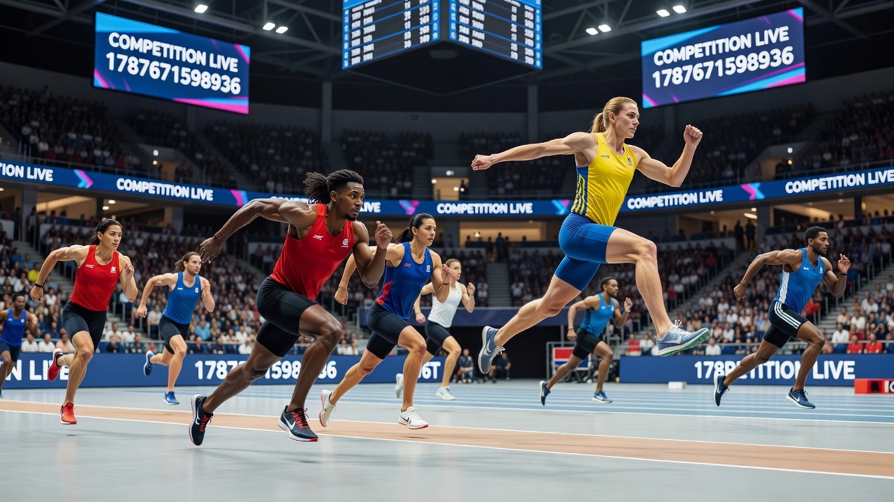 Athletes competing in a restructured tournament bracket during an international event